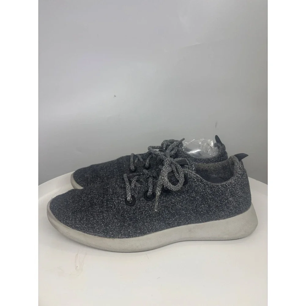 Allbirds Men Wool Runners Charcoal Grey Marl Lace Up‎ Sneakers Low Top Shoes 10